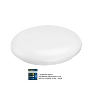 Plafoniera LED Rotonda 24w Tricolor 2400 Lumen Zelda